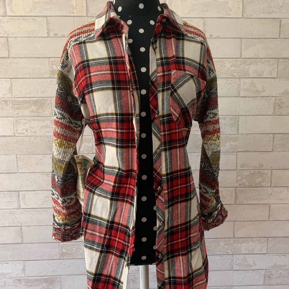 Fall Mix Plaid Shirt